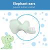 imageDr Browns InfanttoToddler Training Toothbrush Set Blue Elephant with FluorideFree Apple Pear Baby Toothpaste 03 years1 Pack  Mint Elephant