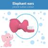 imageDr Browns InfanttoToddler Training Toothbrush Set Blue Elephant with FluorideFree Apple Pear Baby Toothpaste 03 years1 Pack  Pink Elephant