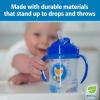 imageDr Browns Milestones Babys First Straw Cup Training Cup with Weighted Straw 9oz270mL Coral BPA Free 6mBlue  Green