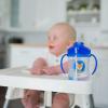 imageDr Browns Milestones Babys First Straw Cup Training Cup with Weighted Straw 9oz270mL Coral BPA Free 6mBlue  Green