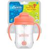 imageDr Browns Milestones Babys First Straw Cup Training Cup with Weighted Straw 9oz270mL Coral BPA Free 6mCoral