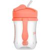 imageDr Browns Milestones Babys First Straw Cup Training Cup with Weighted Straw 9oz270mL Coral BPA Free 6mCoral