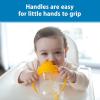 imageDr Browns Milestones Babys First Straw Cup Training Cup with Weighted Straw 9oz270mL Coral BPA Free 6mDark Blue  Vintage Yellow