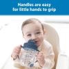 imageDr Browns Milestones Babys First Straw Cup Training Cup with Weighted Straw 9oz270mL Coral BPA Free 6mDark Blue