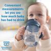 imageDr Browns Milestones Babys First Straw Cup Training Cup with Weighted Straw 9oz270mL Coral BPA Free 6mDark Blue