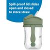 imageDr Browns Milestones Babys First Straw Cup Training Cup with Weighted Straw 9oz270mL Coral BPA Free 6mDark Blue