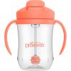 imageDr Browns Milestones Babys First Straw Cup Training Cup with Weighted Straw 9oz270mL Coral BPA Free 6mOlive Green  Coral
