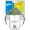 imageDr Browns Milestones Babys First Straw Cup Training Cup with Weighted Straw 9oz270mL Coral BPA Free 6mOlive Green