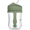 imageDr Browns Milestones Babys First Straw Cup Training Cup with Weighted Straw 9oz270mL Coral BPA Free 6mOlive Green