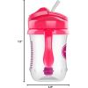 imageDr Browns Milestones Babys First Straw Cup Training Cup with Weighted Straw 9oz270mL Coral BPA Free 6mPink  Purple