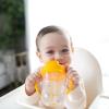 imageDr Browns Milestones Babys First Straw Cup Training Cup with Weighted Straw 9oz270mL Coral BPA Free 6mVintage Yellow