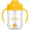 imageDr Browns Milestones Babys First Straw Cup Training Cup with Weighted Straw 9oz270mL Coral BPA Free 6mVintage Yellow