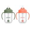imageDr Browns Milestones Babys First Straw Cup Training Cup with Weighted Straw Coral ampamp Olive Green 2 Pack 6m ampamp Milestones WideNeck Sippy Bottle with 100 Silicone Handles EasyGrip Bottle