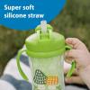 imageDr Browns Milestones Insulated Sippy Cup with Straw and Handles SpillProof Tumbler with Lid 2Pack Blue ampamp Green 10 oz300 mL BPA Free 12m2pack  Blue  Green