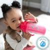 imageDr Browns Milestones Insulated Sippy Cup with Straw and Handles SpillProof Tumbler with Lid 2Pack Pink 10 oz300 mL BPA Free 12m2 Count Pack of 2