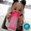 imageDr Browns Milestones Insulated Sippy Cup with Straw and Handles SpillProof Tumbler with Lid 2Pack Pink 10 oz300 mL BPA Free 12m2 Count Pack of 2