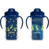 imageDr Browns Milestones Insulated Sippy Cup with Straw and Handles SpillProof Tumbler with Lid 2Pack Pink 10 oz300 mL BPA Free 12m2 Pack
