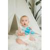 imageDr Browns Milestones Narrow Sippy Straw Bottle SpillProof with 100 Silicone Handles and Weighted Straw 8 oz250 mL Blue 6m1 Count Pack of 1