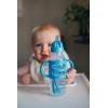 imageDr Browns Milestones Narrow Sippy Straw Bottle SpillProof with 100 Silicone Handles and Weighted Straw 8 oz250 mL Blue 6m1 Count Pack of 1