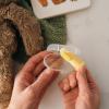 imageDr Browns Silicone Finger Toothbrush for Baby with TravelStorage Case 3m Gray and Yellow 2Pack2 Pack  Gray  Yellow
