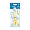 imageDr Browns InfanttoToddler Training Toothbrush Set Blue Elephant with FluorideFree Apple Pear Baby Toothpaste 03 years1 Pack  Giraffe