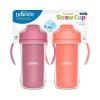 imageDr Browns Milestones Insulated Sippy Cup with Straw and Handles SpillProof Tumbler with Lid 2Pack Pink 10 oz300 mL BPA Free 12m2Pack  Pink