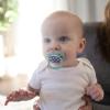 imageDr Browns Advantage GlowintheDark Baby Pacifier Fully Symmetrical Soother with Soft Silicone Bulb Coral Ocean 06m BPA Free 2 Pack4 Pack  GlowintheDark Blue OceanBlue Sunrise