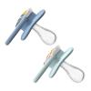 imageDr Browns Advantage GlowintheDark Baby Pacifier Fully Symmetrical Soother with Soft Silicone Bulb Coral Ocean 06m BPA Free 2 Pack4 Pack  GlowintheDark Blue SunriseBlue Ocean