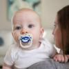 imageDr Browns Advantage GlowintheDark Baby Pacifier Fully Symmetrical Soother with Soft Silicone Bulb Coral Ocean 06m BPA Free 2 Pack4 Pack  GlowintheDark Blue OceanBlue Sunrise