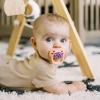 imageDr Browns Advantage GlowintheDark Baby Pacifier Fully Symmetrical Soother with Soft Silicone Bulb Coral Ocean 06m BPA Free 2 Pack4 Pack  GlowintheDark Coral OceanLavendar Love