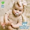 imageDr Browns Advantage GlowintheDark Baby Pacifier Fully Symmetrical Soother with Soft Silicone Bulb Skateboard SnailBlue Nature 618m BPA Free 4 Pack2 Pack  Scooter Squirrel