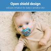 imageDr Browns Advantage GlowintheDark Baby Pacifier Fully Symmetrical Soother with Soft Silicone Bulb Skateboard SnailBlue Nature 618m BPA Free 4 Pack2 Pack  Skateboard Snail