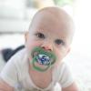 imageDr Browns Advantage GlowintheDark Baby Pacifier Fully Symmetrical Soother with Soft Silicone Bulb Skateboard SnailBlue Nature 618m BPA Free 4 Pack2 Pack  GlowintheDark Blue Nature
