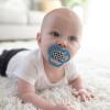 imageDr Browns Advantage GlowintheDark Baby Pacifier Fully Symmetrical Soother with Soft Silicone Bulb Skateboard SnailBlue Nature 618m BPA Free 4 Pack2 Pack  Skateboard Snail