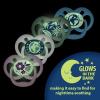 imageDr Browns Advantage GlowintheDark Baby Pacifier Fully Symmetrical Soother with Soft Silicone Bulb Skateboard SnailBlue Nature 618m BPA Free 4 Pack2 Pack  GlowintheDark Blue Nature