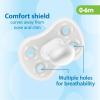 imageDr Browns Advantage OnePiece Silicone Baby Pacifier Fully Symmetrical Soother BlueBlueGrayGreenGrayTan 06m BPA Free 6 Pack6 Pack  BlueBlueGrayGreenGrayTan