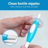 imageDr Browns AntiColic Options Narrow Glass Baby Bottle Starter Set with Silicone Bottle Sleeves Levels 1 2 and 3 Nipples Soft Touch Cleaning Brush StorageTravel Caps and HappyPaci1 Count Pack of 14