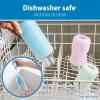 imageDr Browns AntiColic Options Narrow Glass Baby Bottle Starter Set with Silicone Bottle Sleeves Levels 1 2 and 3 Nipples Soft Touch Cleaning Brush StorageTravel Caps and HappyPaci1 Count Pack of 4