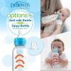 imageDr Browns AntiColic Options Narrow Sippy Bottle Starter Kit 8oz250mL with Level 3 MediumFast Flow Nipple and Soft 100 Silicone Sippy Spout Green BPA Free 6mBlue