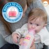 imageDr Browns AntiColic Options Narrow Sippy Bottle Starter Kit 8oz250mL with Level 3 MediumFast Flow Nipple and Soft 100 Silicone Sippy Spout Green BPA Free 6mPink