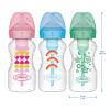 imageDr Browns AntiColic Options WideNeck Sippy Bottle Starter Kit 9oz270mL with Level 3 MediumFast Flow Nipple and Soft 100 Silicone Sippy Spout Blue BPA Free 6m9 oz  Wide  Variety 2 Pack  Green