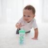 imageDr Browns AntiColic Options WideNeck Sippy Bottle Starter Kit 9oz270mL with Level 3 MediumFast Flow Nipple and Soft 100 Silicone Sippy Spout Blue BPA Free 6m9 oz  Wide  Green