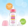 imageDr Browns AntiColic Options WideNeck Sippy Bottle Starter Kit 9oz270mL with Level 3 MediumFast Flow Nipple and Soft 100 Silicone Sippy Spout Blue BPA Free 6m9 oz  Wide  2 Pack  Pink