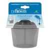 imageDr Browns Baby Formula Dispenser with SnapOn Lid for OntheGo FeedingsMilk Powder Dispenser for Traveling with InfantBlue2 Pack  Formula Dispenser  Gray