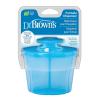 imageDr Browns Baby Formula Dispenser with SnapOn Lid for OntheGo FeedingsMilk Powder Dispenser for Traveling with InfantBlueFormula Dispenser  Blue