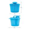 imageDr Browns Baby Formula Dispenser with SnapOn Lid for OntheGo FeedingsMilk Powder Dispenser for Traveling with InfantBlueFormula Dispenser  Blue