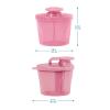 imageDr Browns Baby Formula Dispenser with SnapOn Lid for OntheGo FeedingsMilk Powder Dispenser for Traveling with InfantBlueFormula Dispenser  Pink