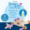 imageDr Browns Baby Lovey Pacifier and Teether Holder Unicorn with Pink HappyPaci 100 Silicone 06m Packaging May VaryDeer
