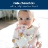 imageDr Browns Baby Lovey Pacifier and Teether Holder Unicorn with Pink HappyPaci 100 Silicone 06m Packaging May VaryDeer