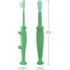 imageDr Browns Baby and Toddler Toothbrush  Crocodile BPA Free  Age 14Y1 Count Pack of 1